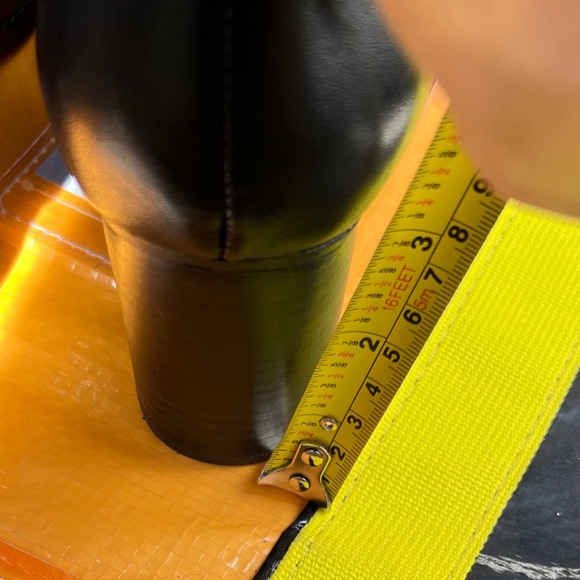 Aldo | leather ankle heel boots | size 7.5 - Picture 6 of 6